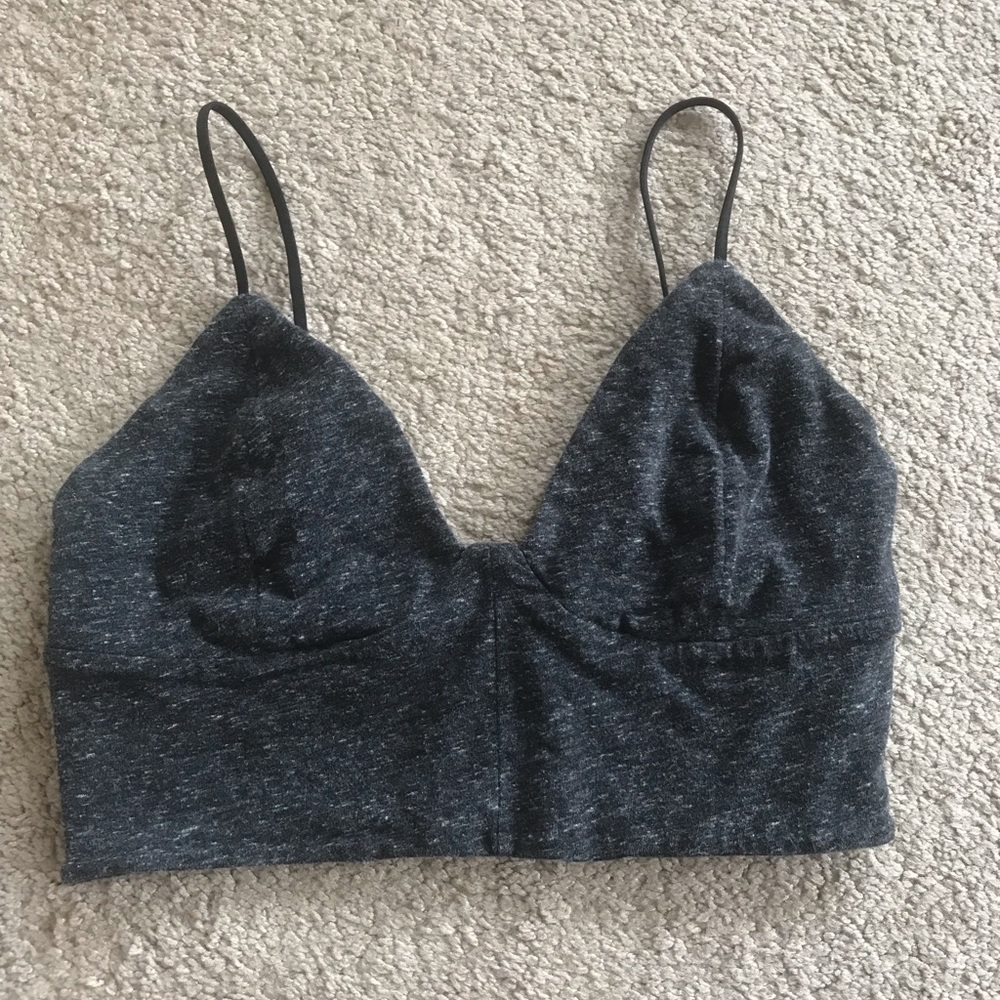 Aritzia Soft Cotton Bralette Top Like New